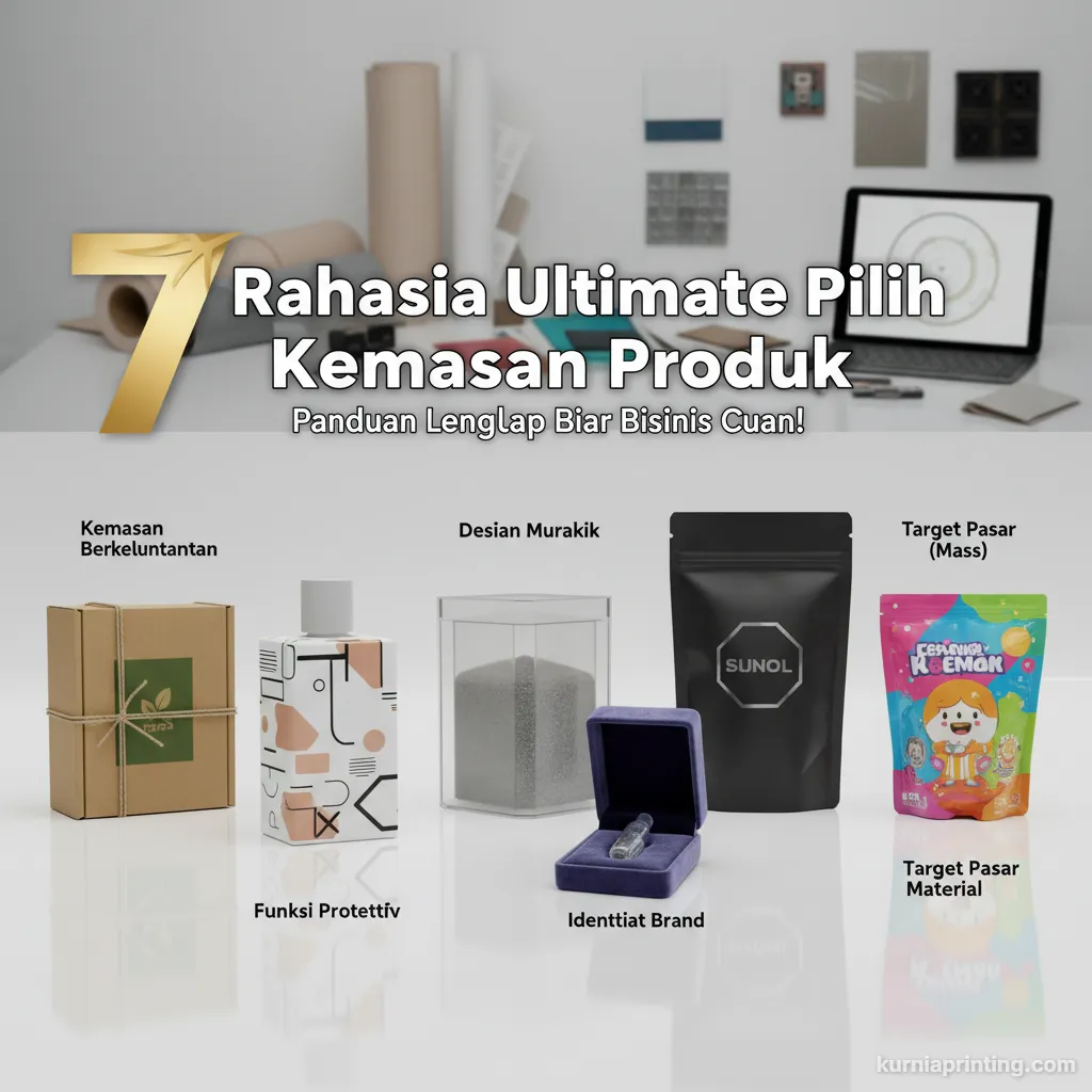 7 Rahasia Ultimate Pilih Kemasan Produk: Biar Bisnis Cuan! 2 Kemasan Produk Bekasi - Kurnia Printing