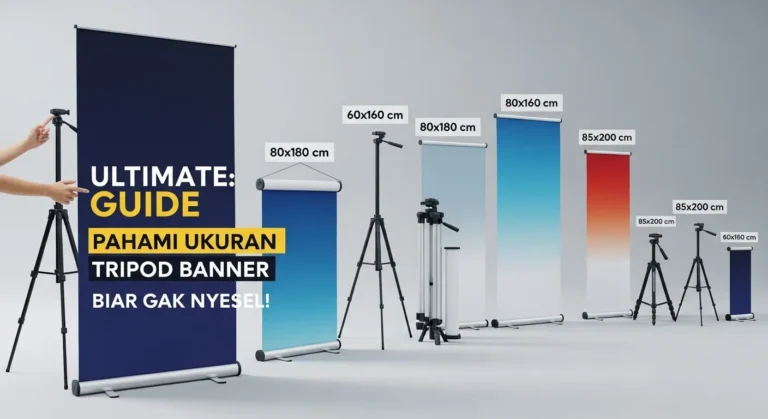 Ukuran Tripod Banner