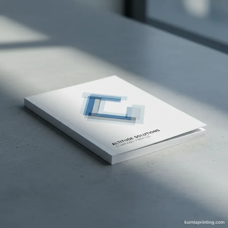 ukuran cetak company profile bekasi - kurnia printing