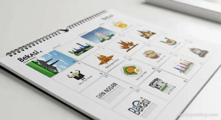 kalender dinding custom bekasi - kurnia printing