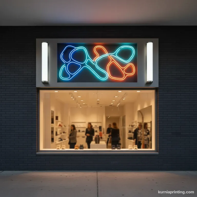 memilih neon box toko bekasi - kurnia printing