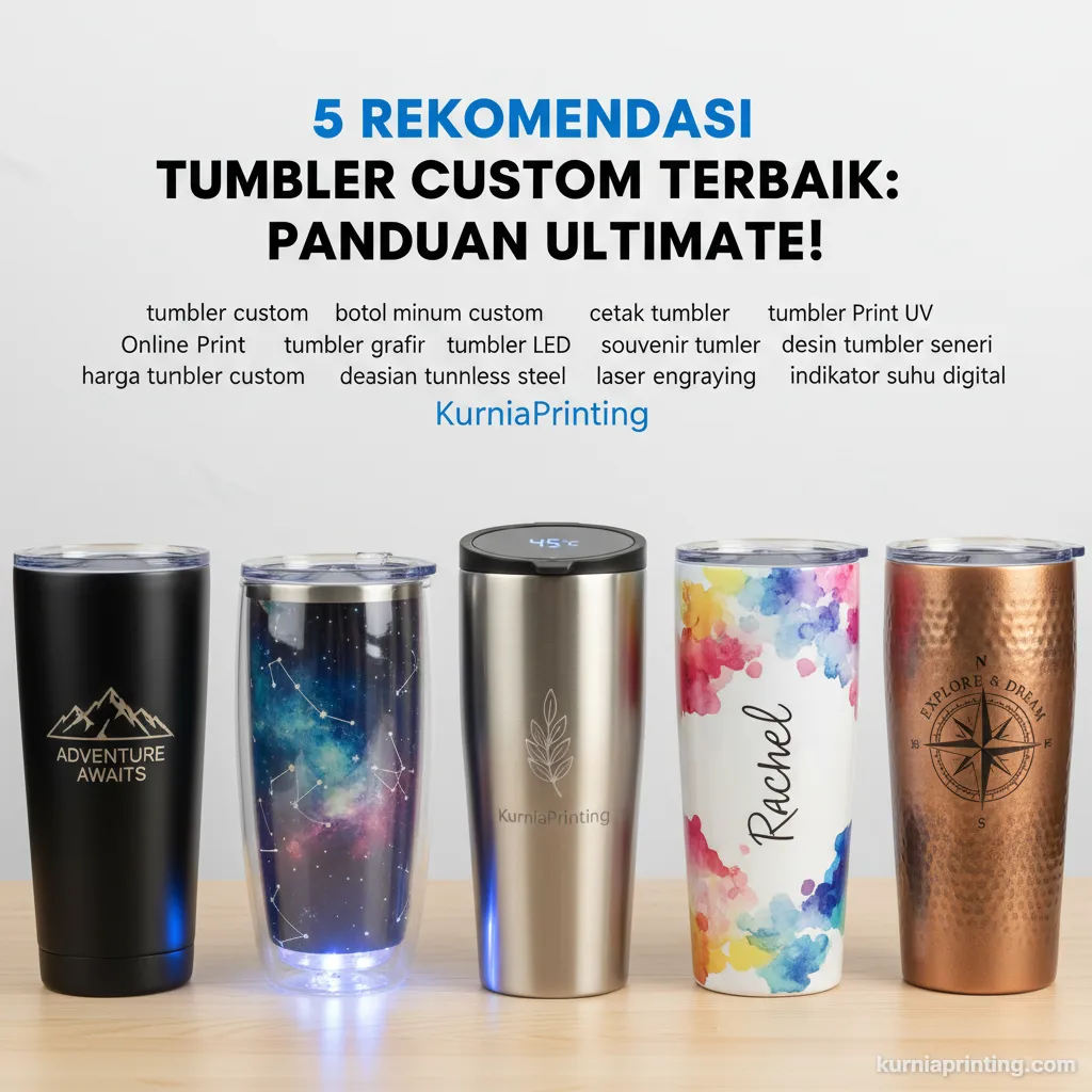 5 Rekomendasi Tumbler Custom Terbaik: Panduan Ultimate! 2 rekomendasi tumbler custom terbaik bekasi - kurnia printing