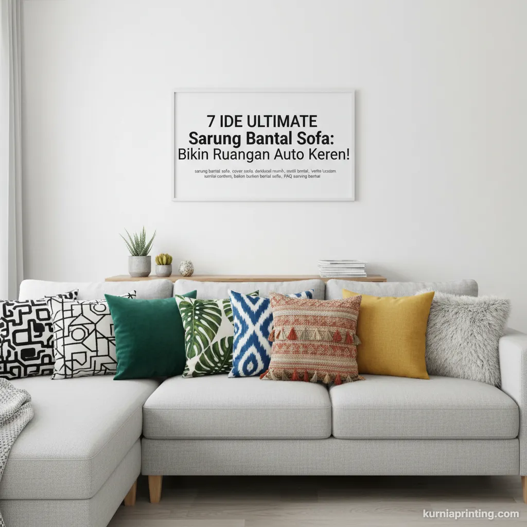 sarung bantal sofa bekasi - kurnia printing