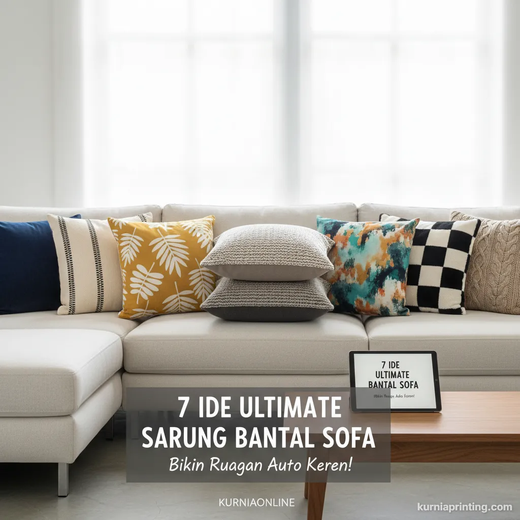 sarung bantal sofa bekasi - kurnia printing