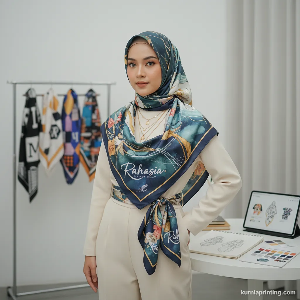 Rahasia Scarf Custom Jadi Item Fashion yang Bikin Terpesona 2 scarf custom bekasi - kurnia printing