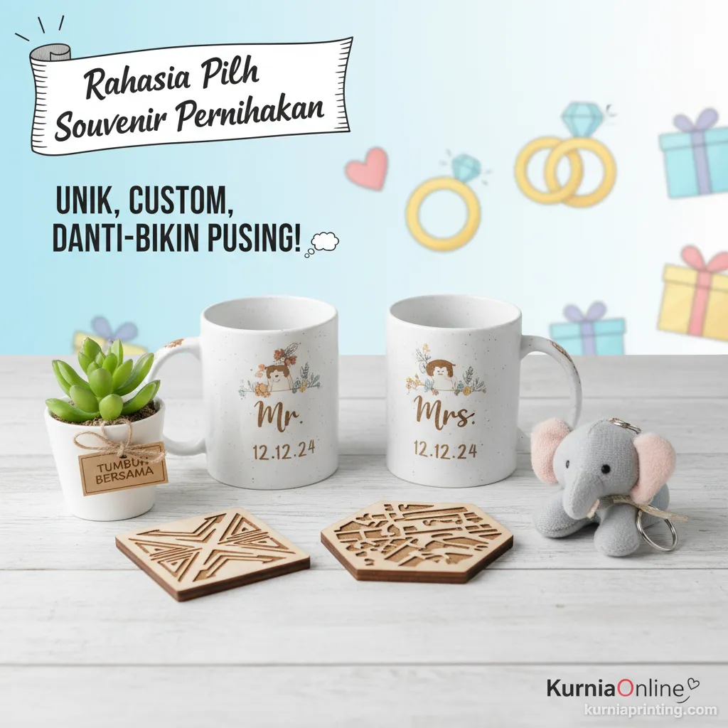 Rahasia Pilih Souvenir Pernikahan: Unik, Custom, Anti-Bikin Pusing! 2 souvenir pernikahan