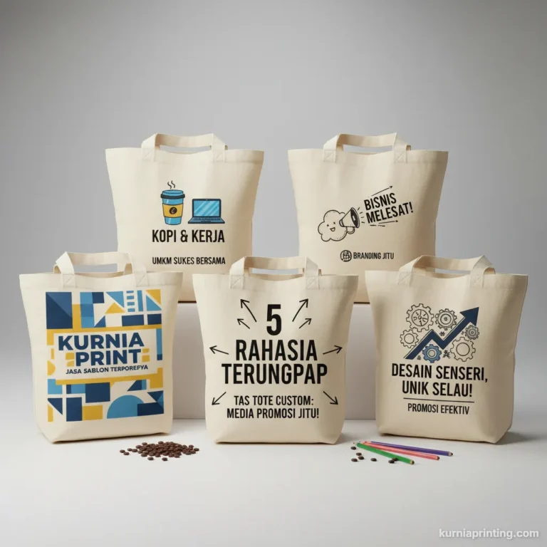 tas tote custom bekasi - kurnia printing