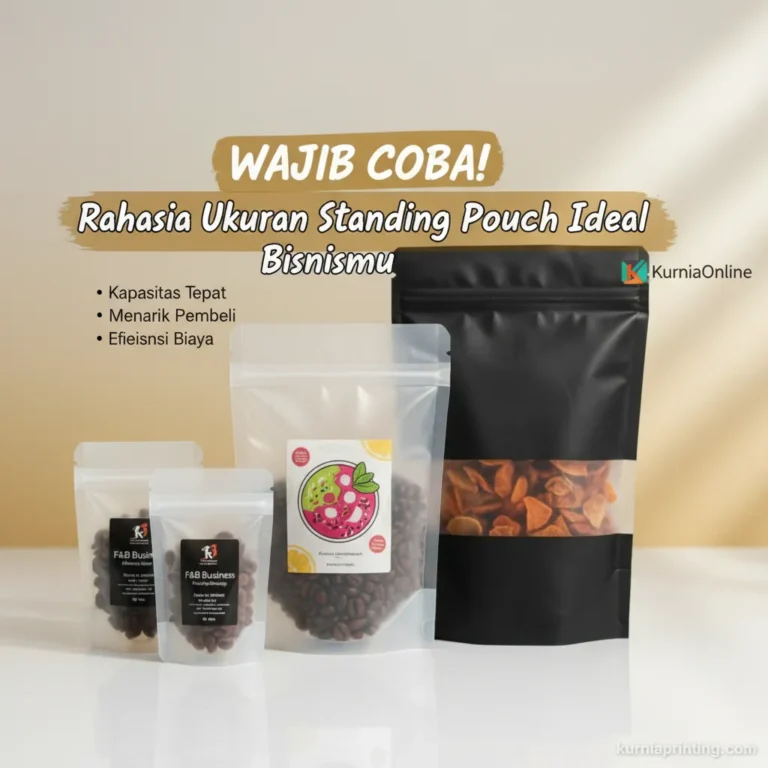 ukuran standing pouch