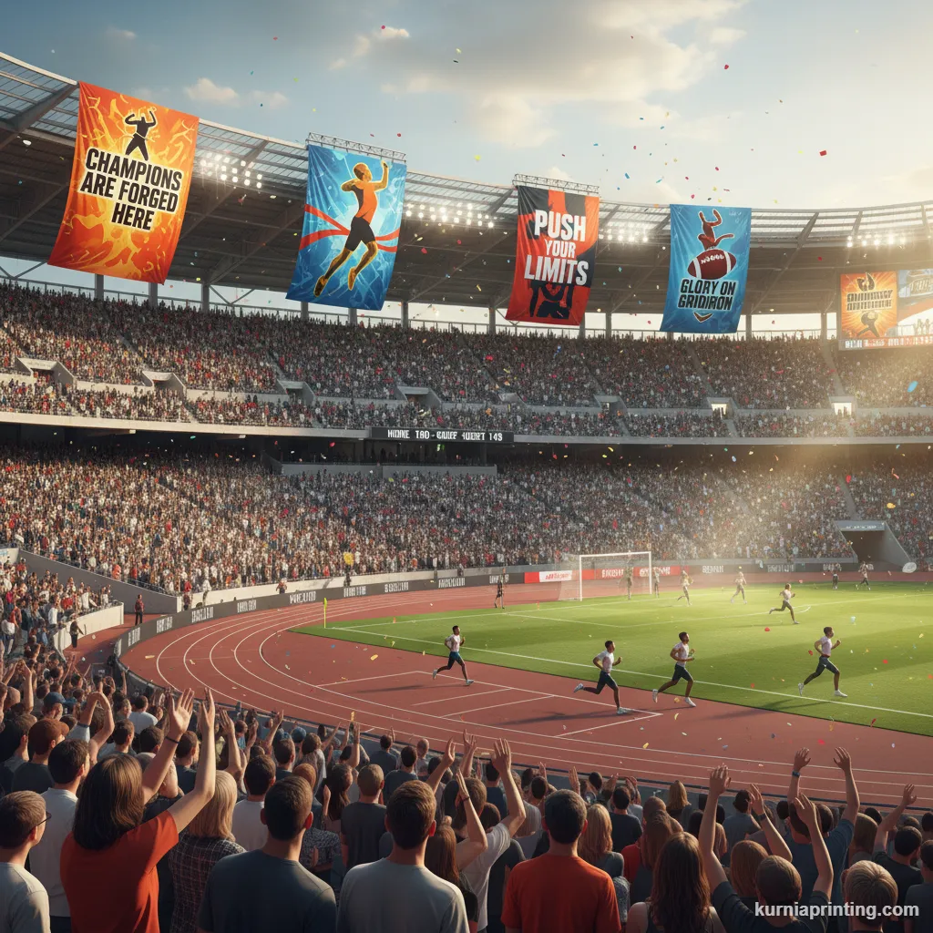 cetak banner event olahraga bekasi - kurnia printing