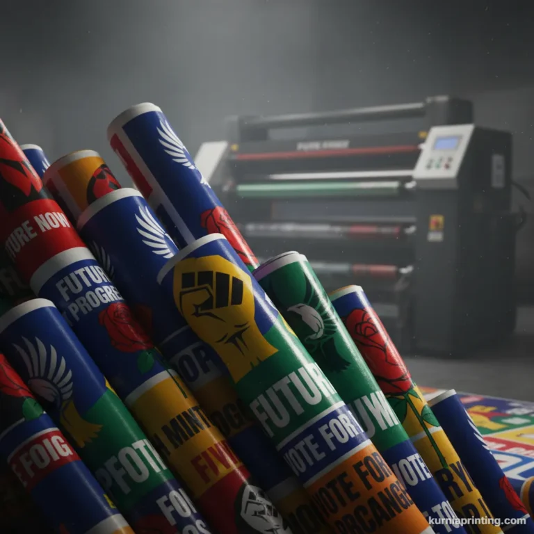 cetak banner kampanye partai bekasi - kurnia printing