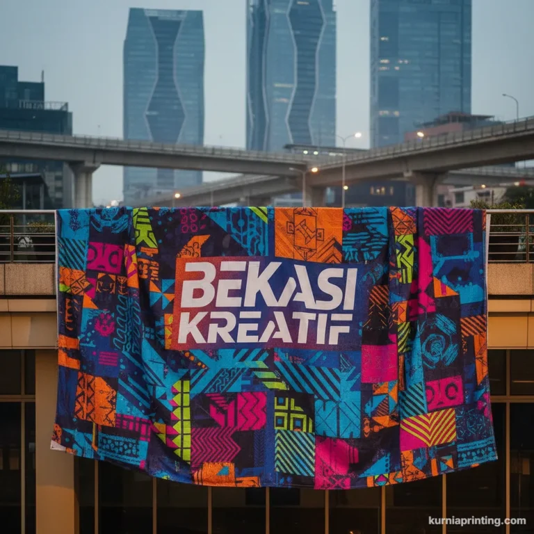 cetak spanduk kain bekasi - kurnia printing
