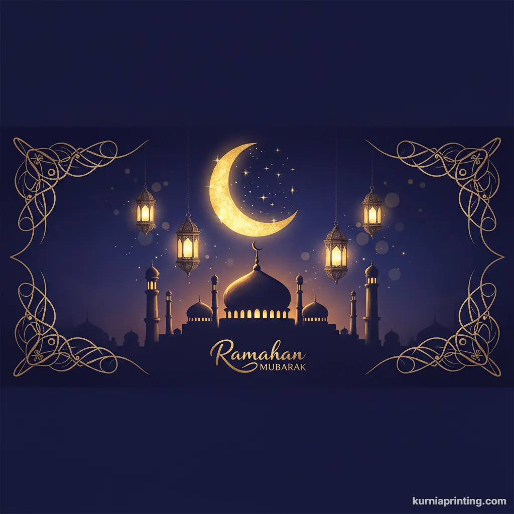 cetak spanduk ramadhan bekasi - kurnia printing