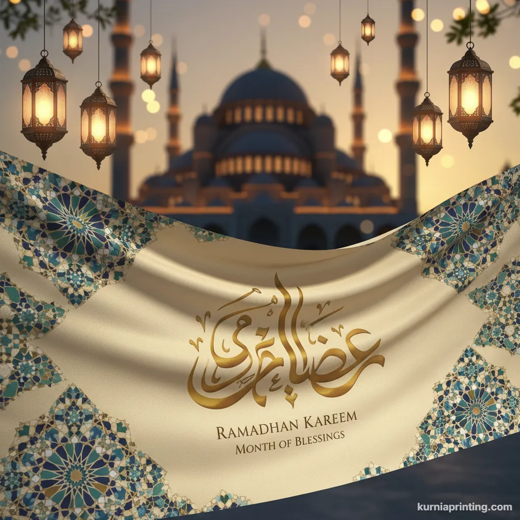 cetak spanduk ramadhan bekasi - kurnia printing