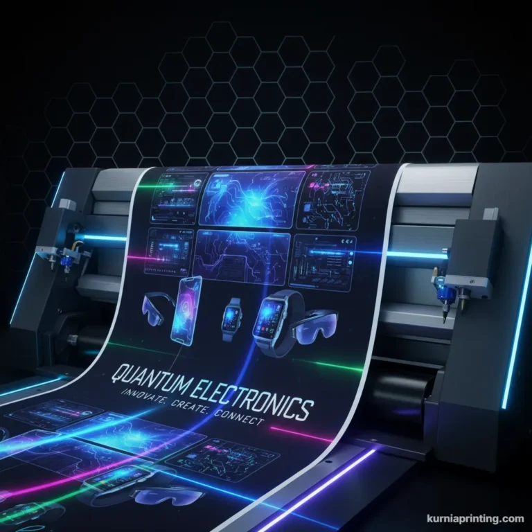 cetak spanduk toko elektronik bekasi - kurnia printing