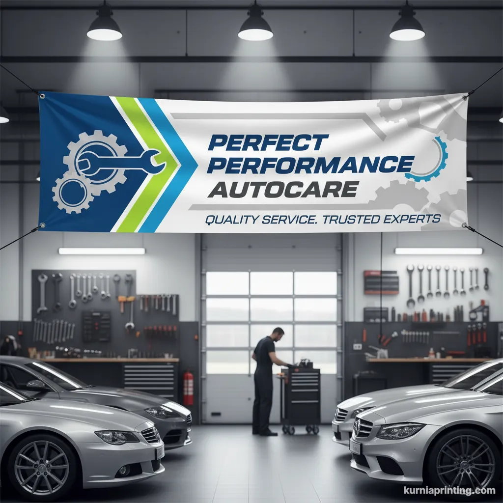 cetak spanduk untuk bengkel mobil bekasi - kurnia printing