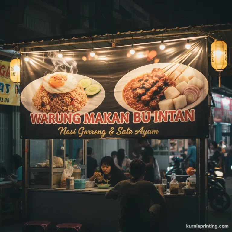 cetak spanduk untuk warung makan bekasi - kurnia printing