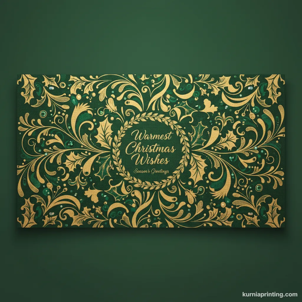 desain kartu ucapan natal aesthetic bekasi - kurnia printing