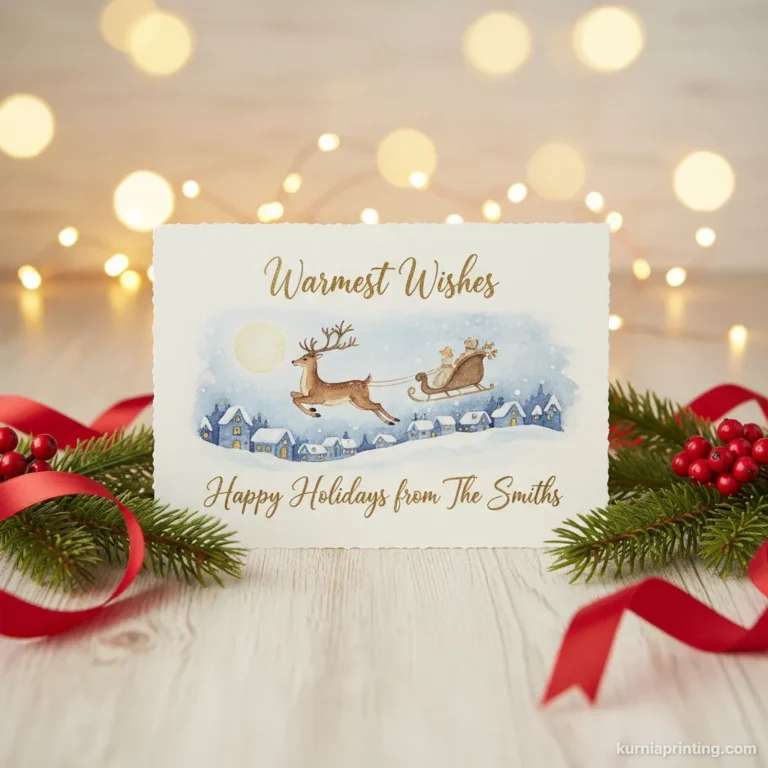 jual kartu ucapan natal custom bekasi - kurnia printing